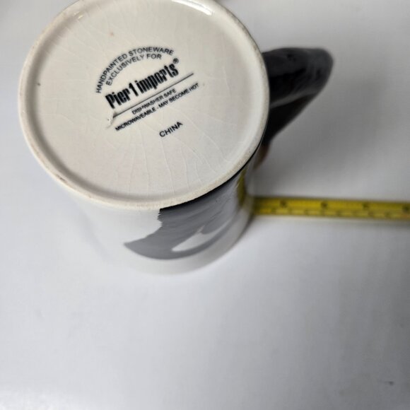 @ Pier 1 Imports Animal Mugs, Chimp and Zebra - Picture 6 of 6